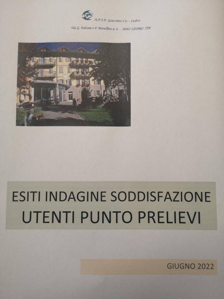 Servizio punto prelievi per utenti esterni – indagine di soddisfazione